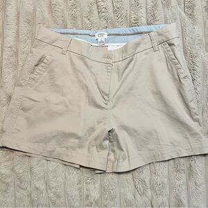 Crown & ivy Caroline Women's Tan Shorts, EUC